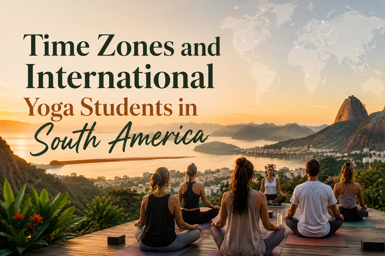 Time Zones and International Yoga Students in South America